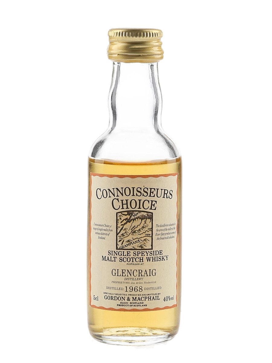 Glencraig 1968 Bottled 1990s - Connoisseurs Choice 5cl / 40%