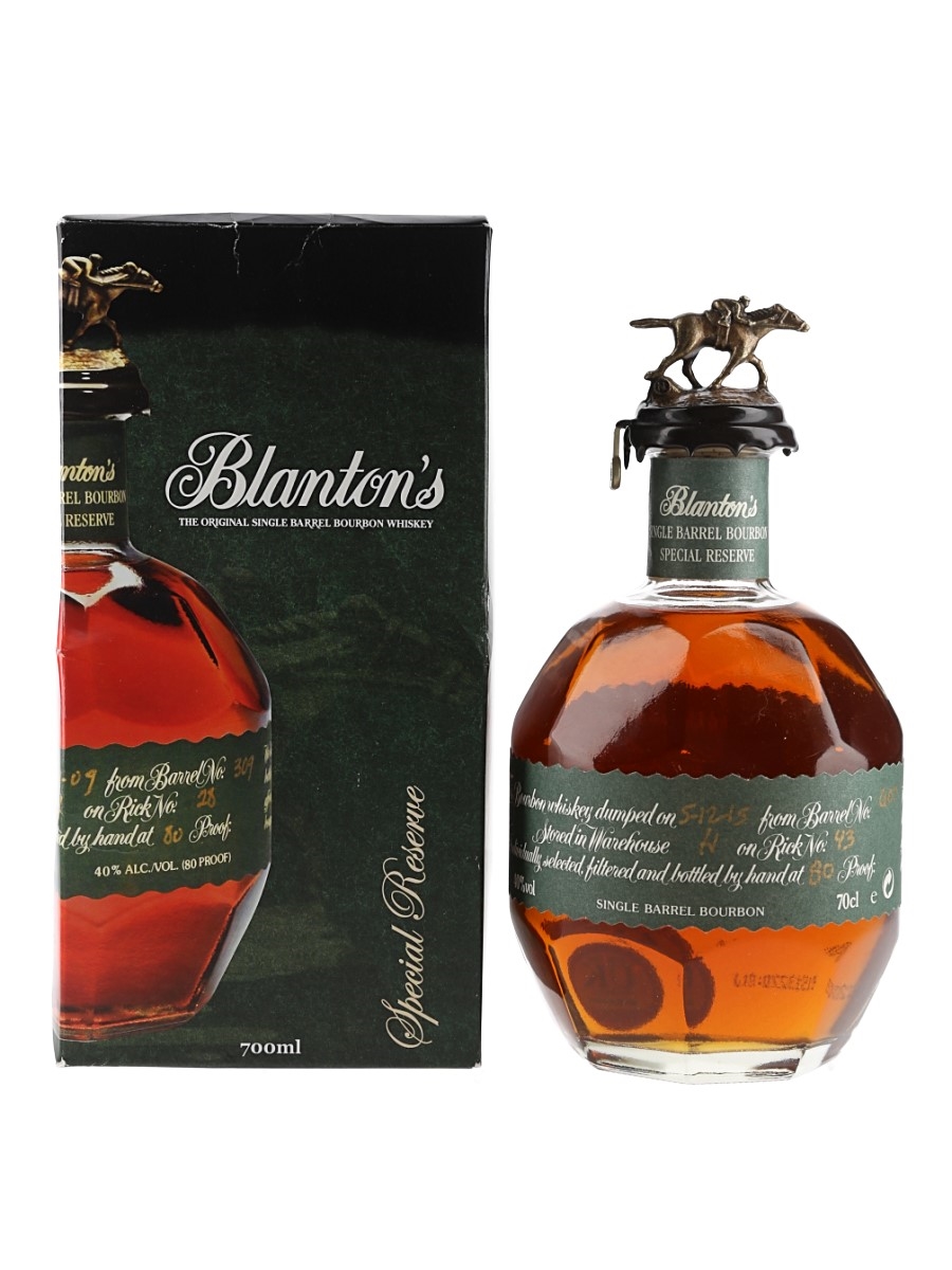 Blanton's Special Reserve Single Barrel No.607 Bottled 2015 70cl / 40%
