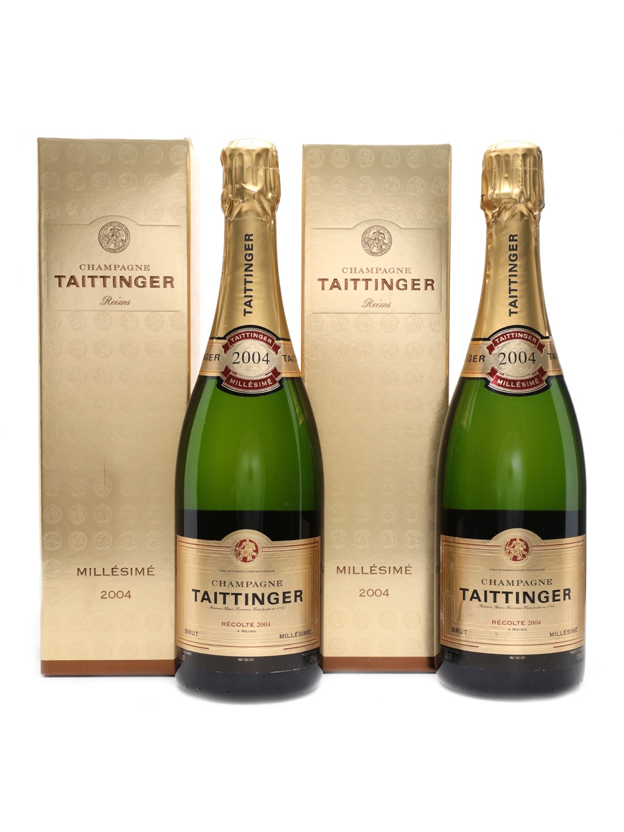 Taittinger 2004 Brut Champagne 2 x 75cl / 12%