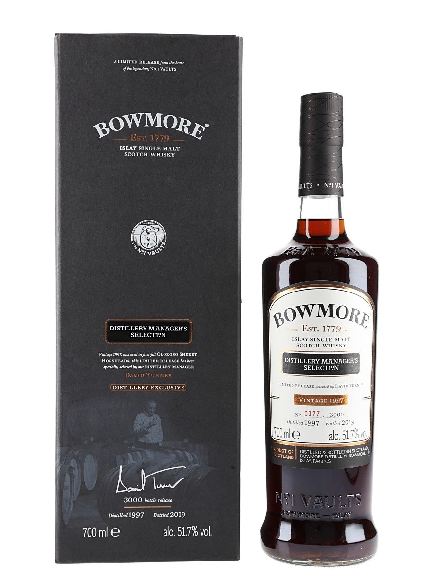 Bowmore 1997 Distillery Manager's Selection Bottled 2019 70cl / 51.7%