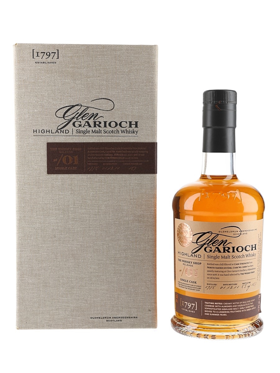 Glen Garioch 1978 Bottled 2011 - The Whisky Shop Release 70cl / 54.2%