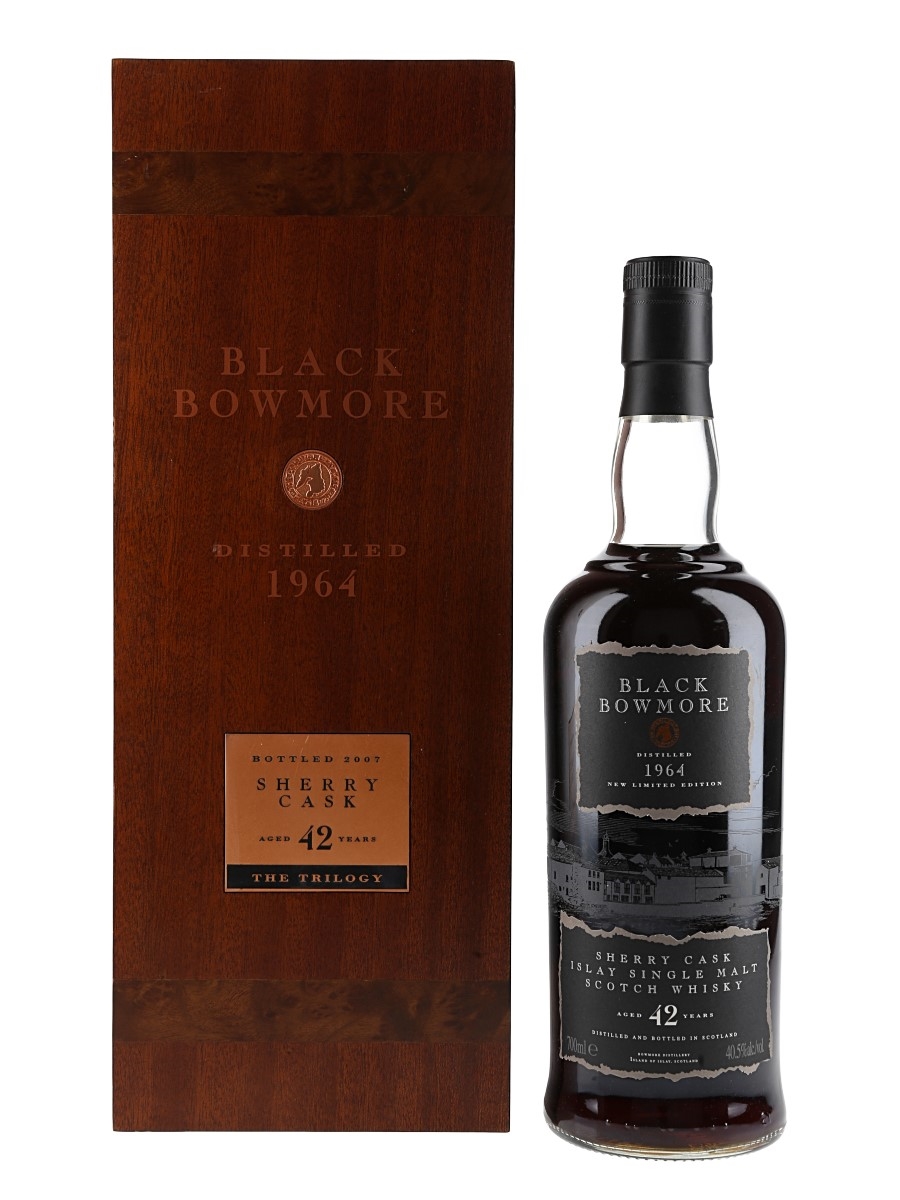 【木箱のみ】Bowmore Black 1964 42年 THE TRILOGY Bowmore 1964 Black Bowmore 42 Year Old - Lot 169381 - Buy