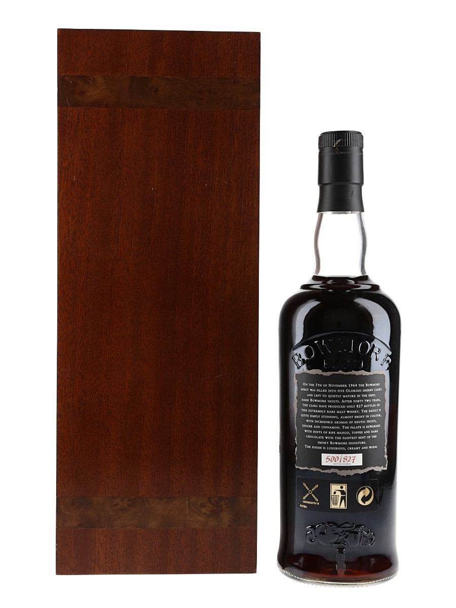 【木箱のみ】Bowmore Black 1964 42年 THE TRILOGY 木箱のみ】Bowmore Black 1964 42年 THE TRILOGY