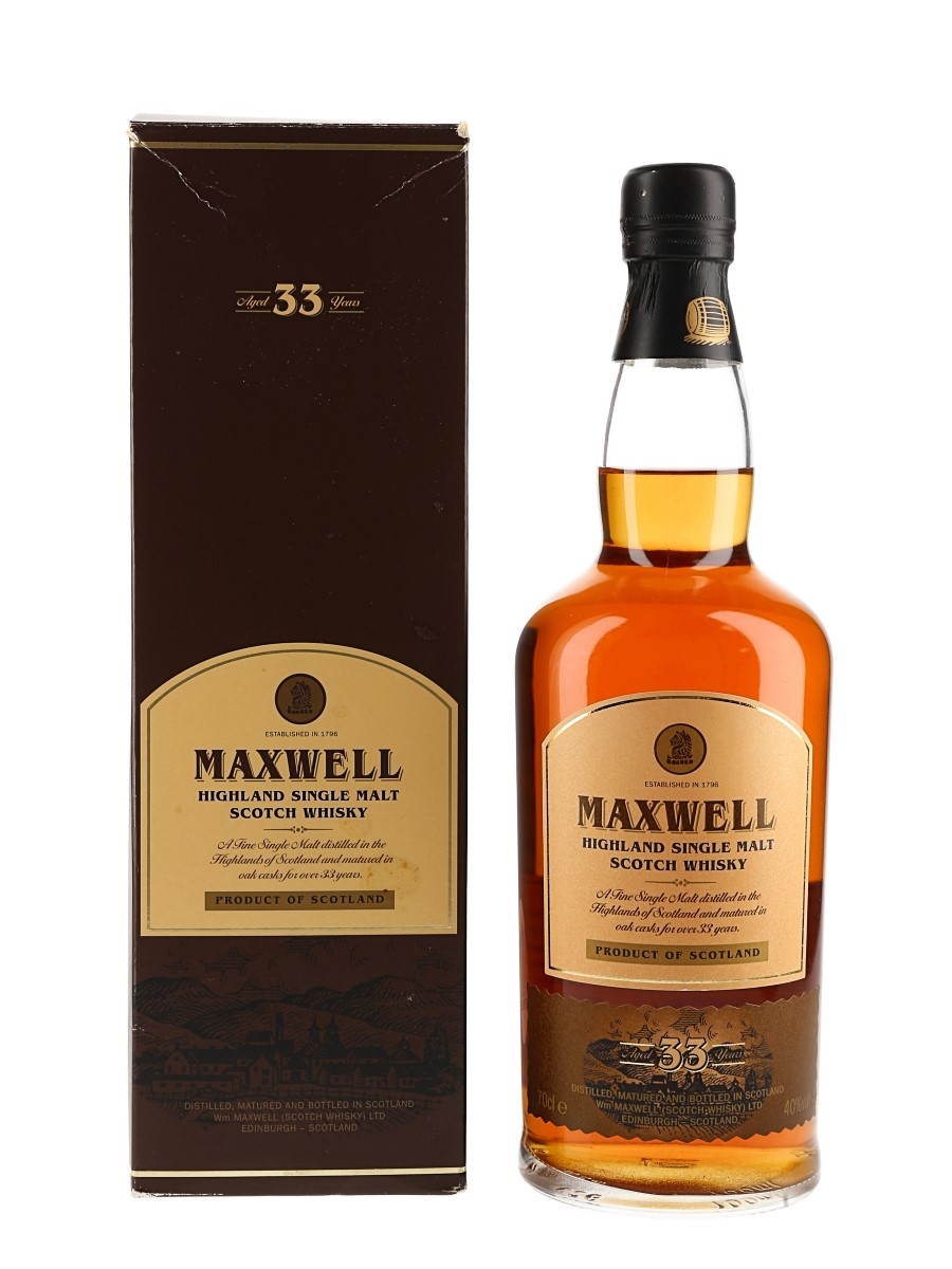 Maxwell 1979 33 Year Old  70cl / 40%