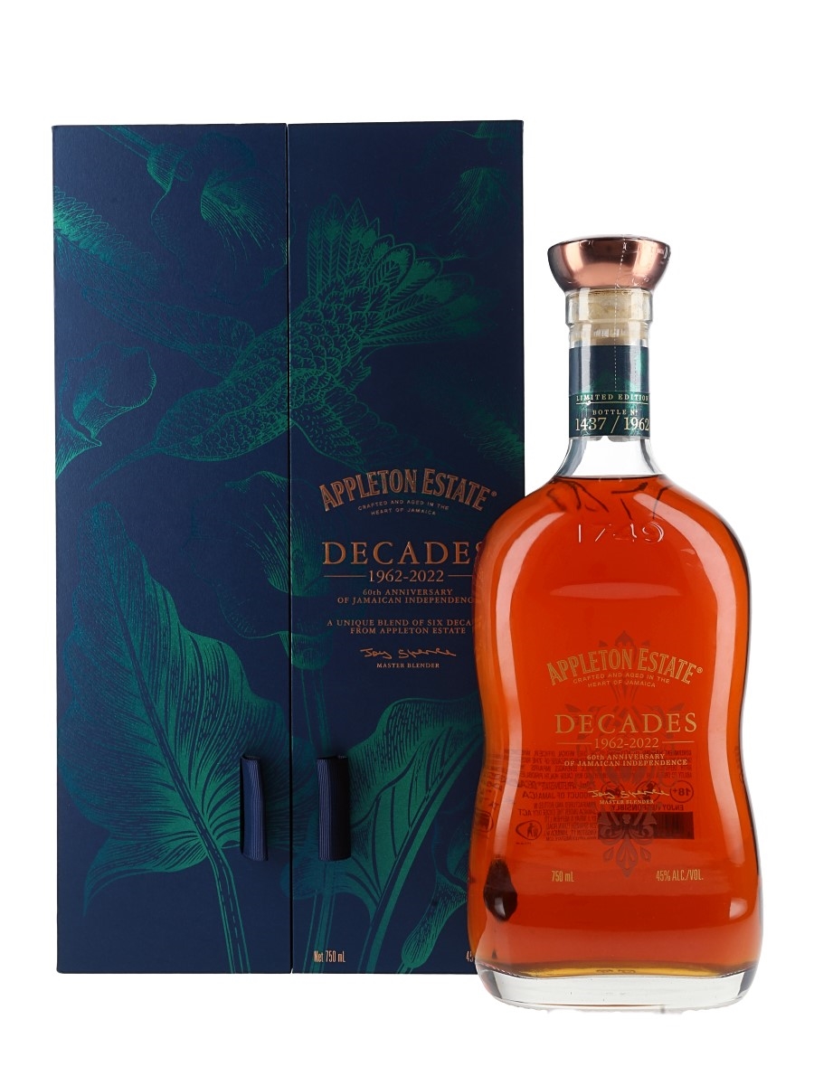 Appleton Estate Decades 1962-2022 60th Anniversary of Jamaican Independence - US Import 75cl / 45%