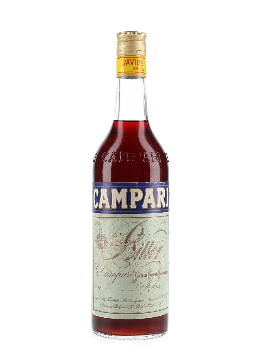 Campari Bitter Bottled 1980s - Findlater Matta Agencies 75cl / 23.6%