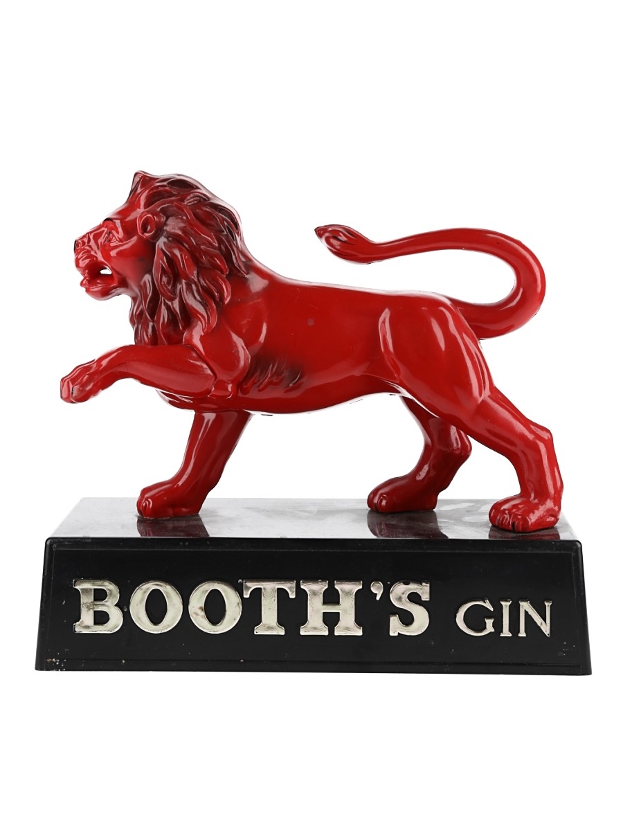 Booth's Gin Red Lion Advertising Figure  21.5cm x 24cm x 10cm
