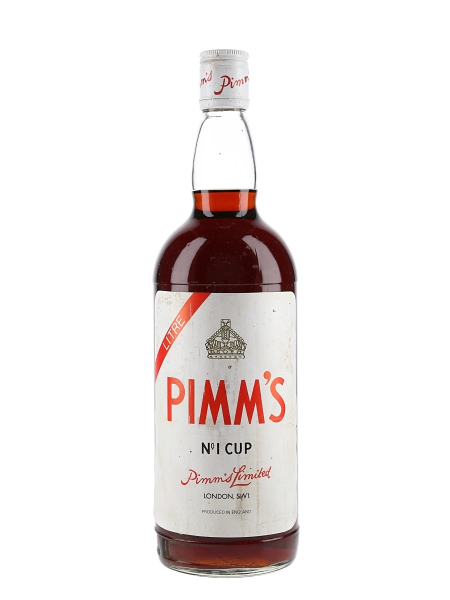 Pimm's No.1 Cup Bottled 1960s-1970s 100cl