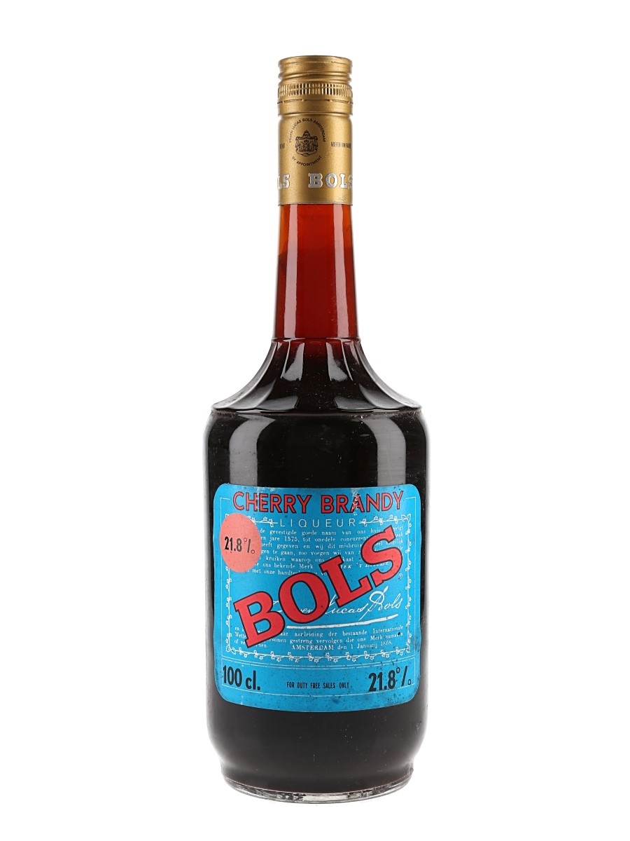 Bols Cherry Brandy Liqueur Bottled 1970s - Duty Free 100cl / 21.8%