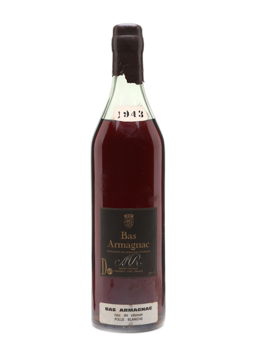 Michel Renaud 1943 Bas Armagnac Folle Blanche 70cl / 40%