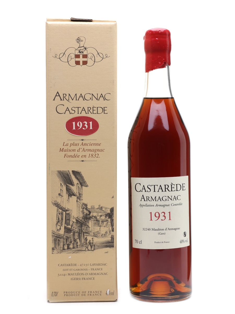 Castarede 1931 Armagnac  70cl / 40%