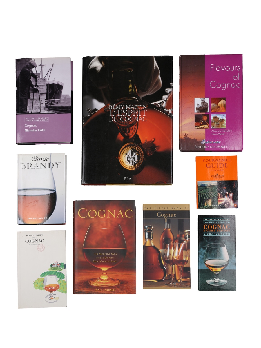 Assorted Cognac Books  