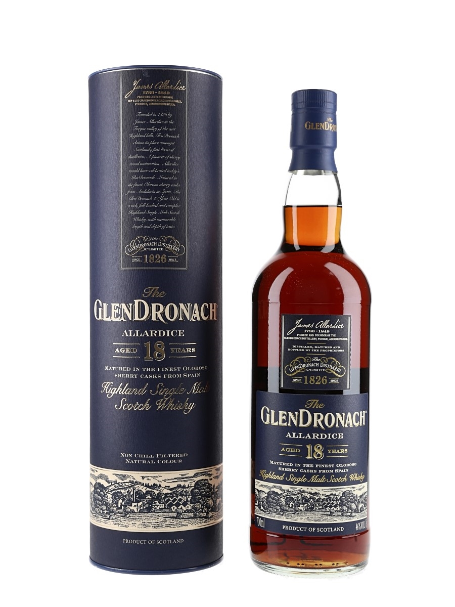 Glendronach 18 Year Old Allardice Bottled 2021 70cl / 46%