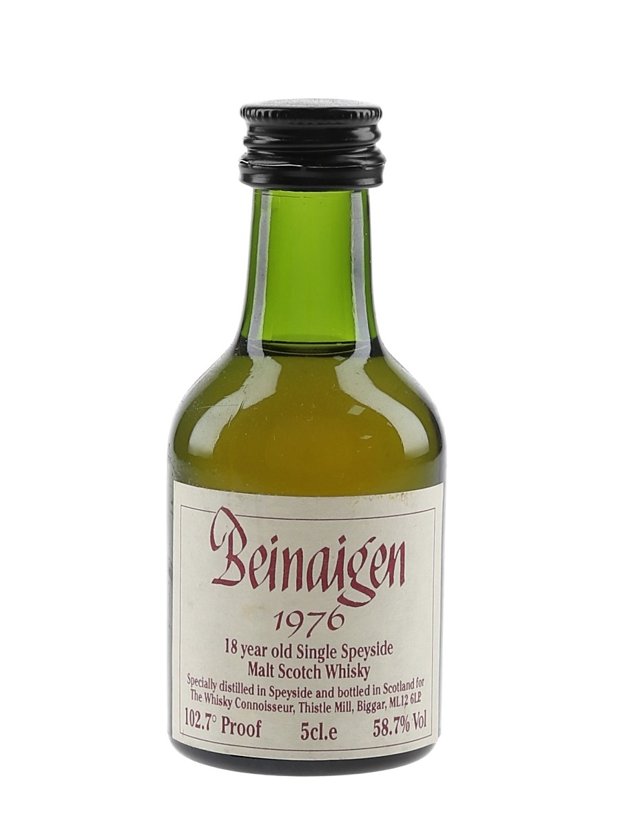 Beinaigen 1976 18 Year Old The Whisky Connoisseur 5cl / 58.7%