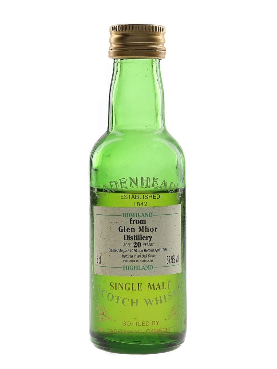 Glen Mhor 1976 20 Year Old Bottled 1997 - Cadenhead's 5cl / 57.9%