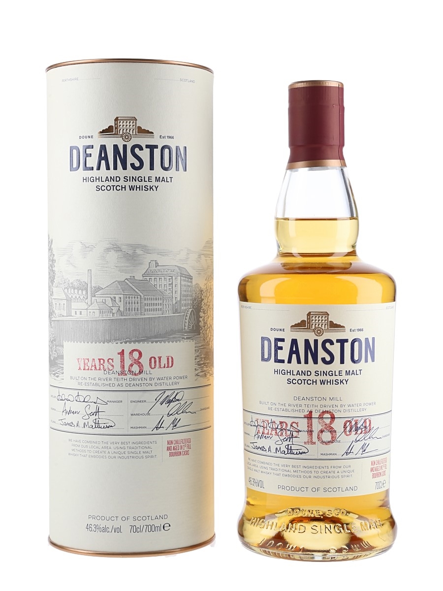 Deanston 18 Year Old  70cl / 46.3%