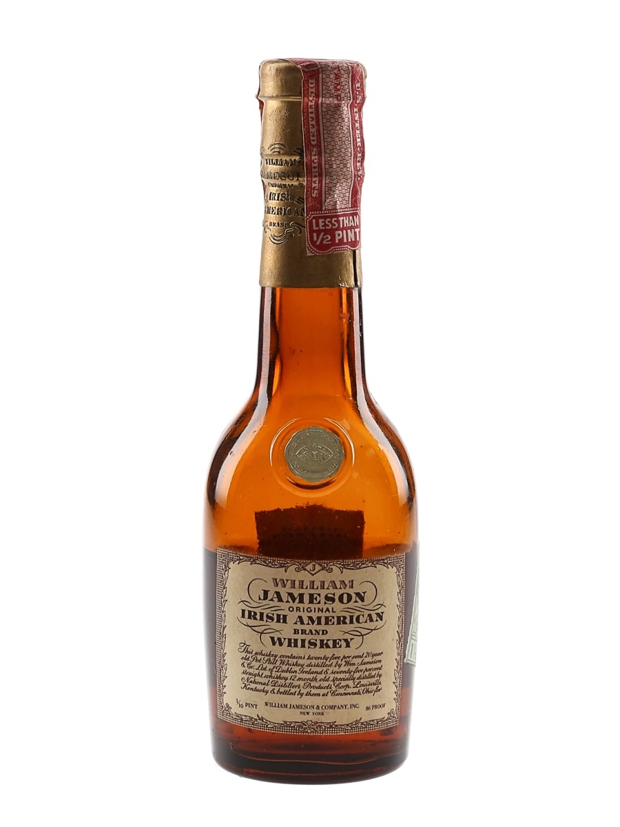William Jameson Irish American Whiskey Bottled 1940s 4.7cl / 43%