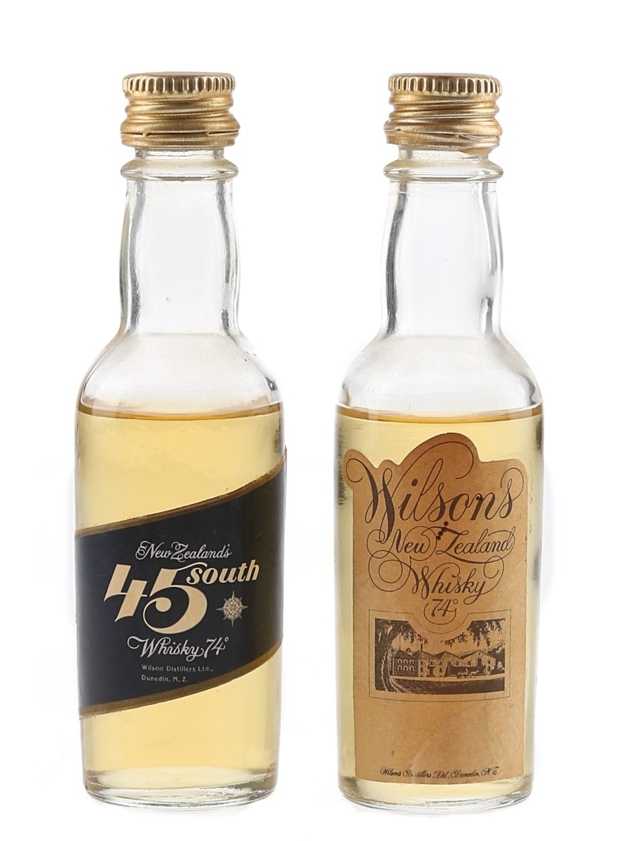 Wilsons & 45 South New Zealand Whisky  2 x 5cl / 42.2%