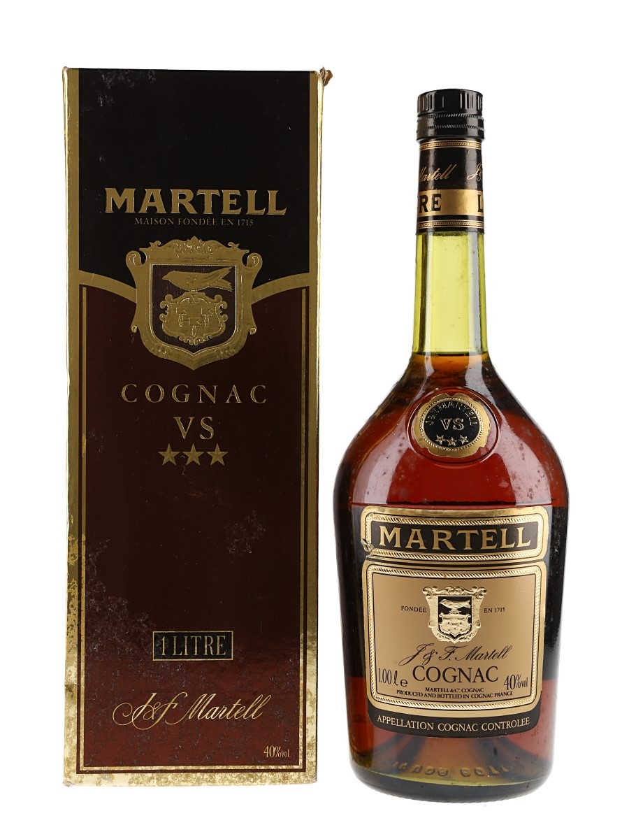 Martell 3 Star VS Bottled 1980s 100cl / 40%
