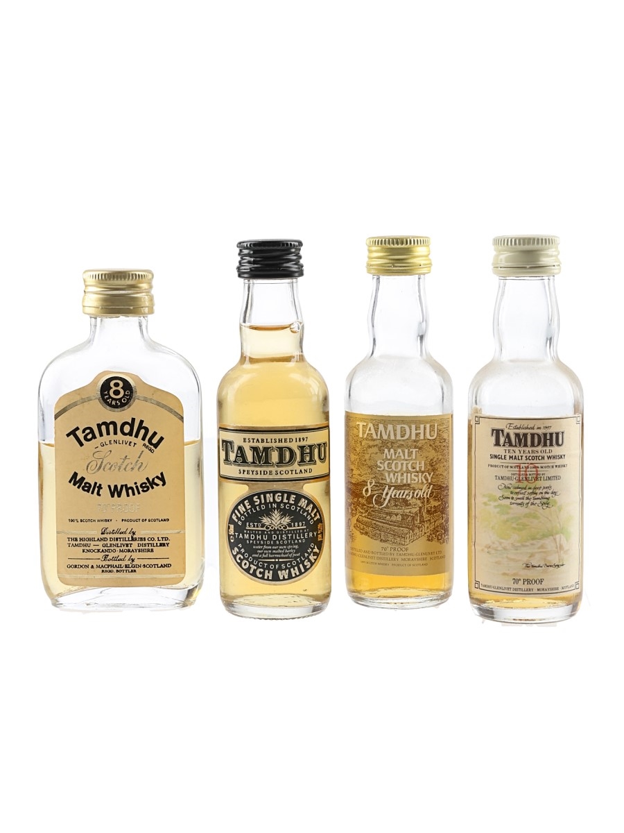 Tamdhu 8 & 10 Year Old Bottled 1970s & 1990s 4 x 5cl / 40%