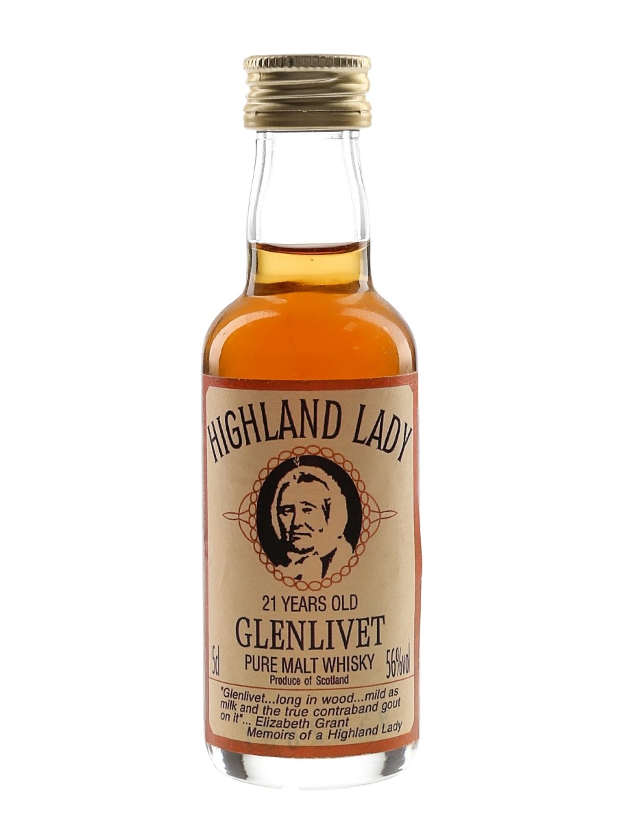 Glenlivet 21 Year Old Highland Lady  5cl / 56%