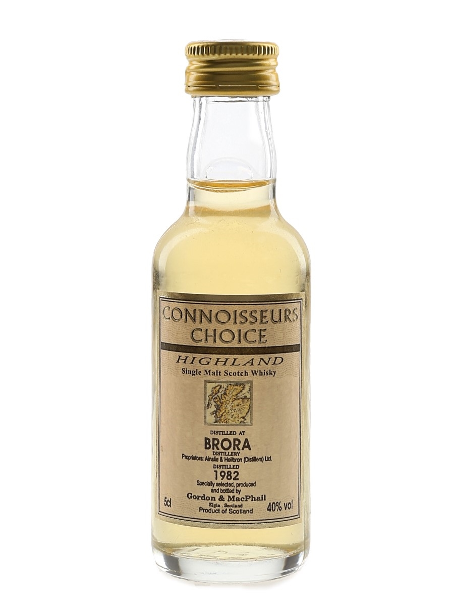 Brora 1982 Connoisseurs Choice Bottled 1990s - Gordon & MacPhail 5cl / 40%