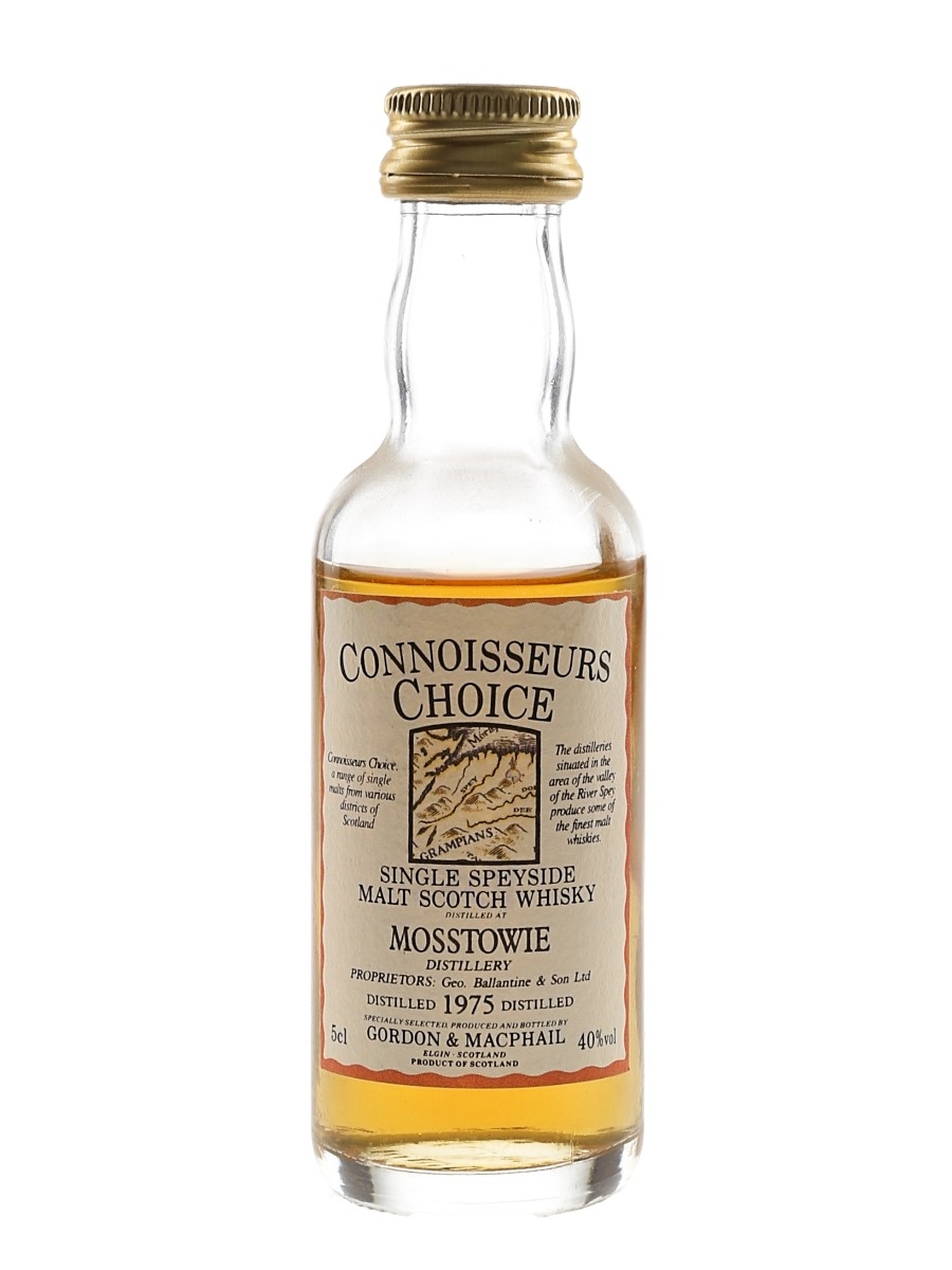Mosstowie 1975 Connoisseurs Choice Bottled 1990s - Gordon & MacPhail 5cl / 40%
