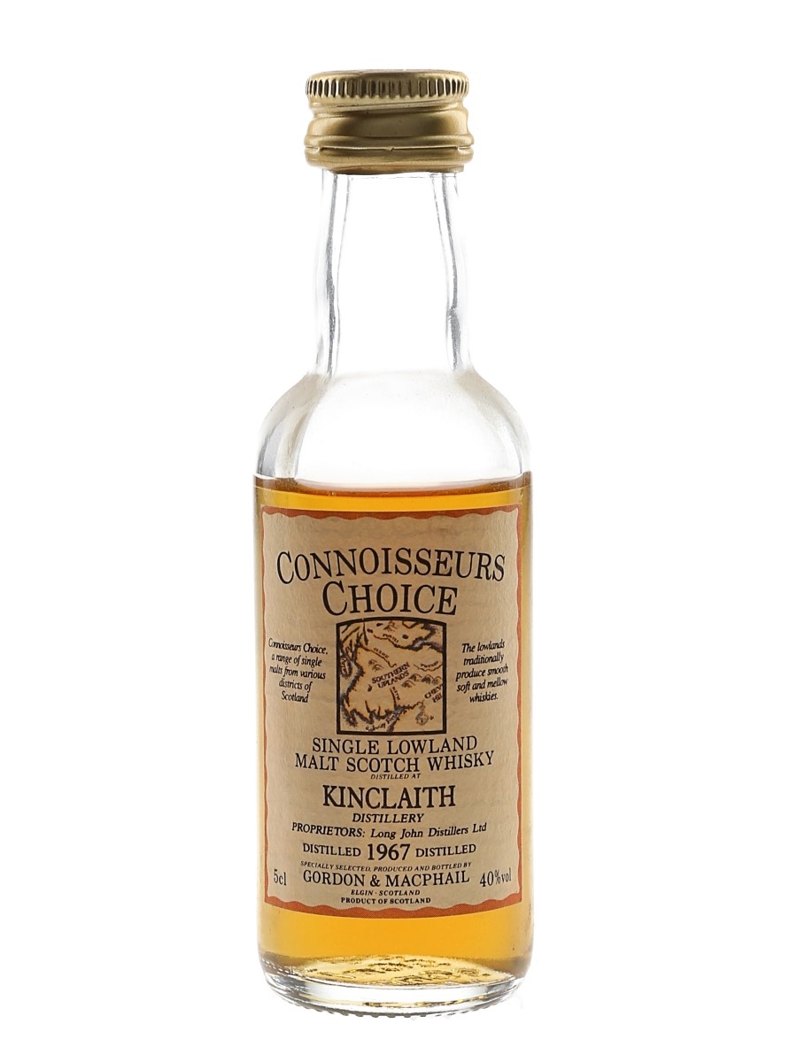 Kinclaith 1967 Connoisseurs Choice Bottled 1990s - Gordon & MacPhail 5cl / 40%