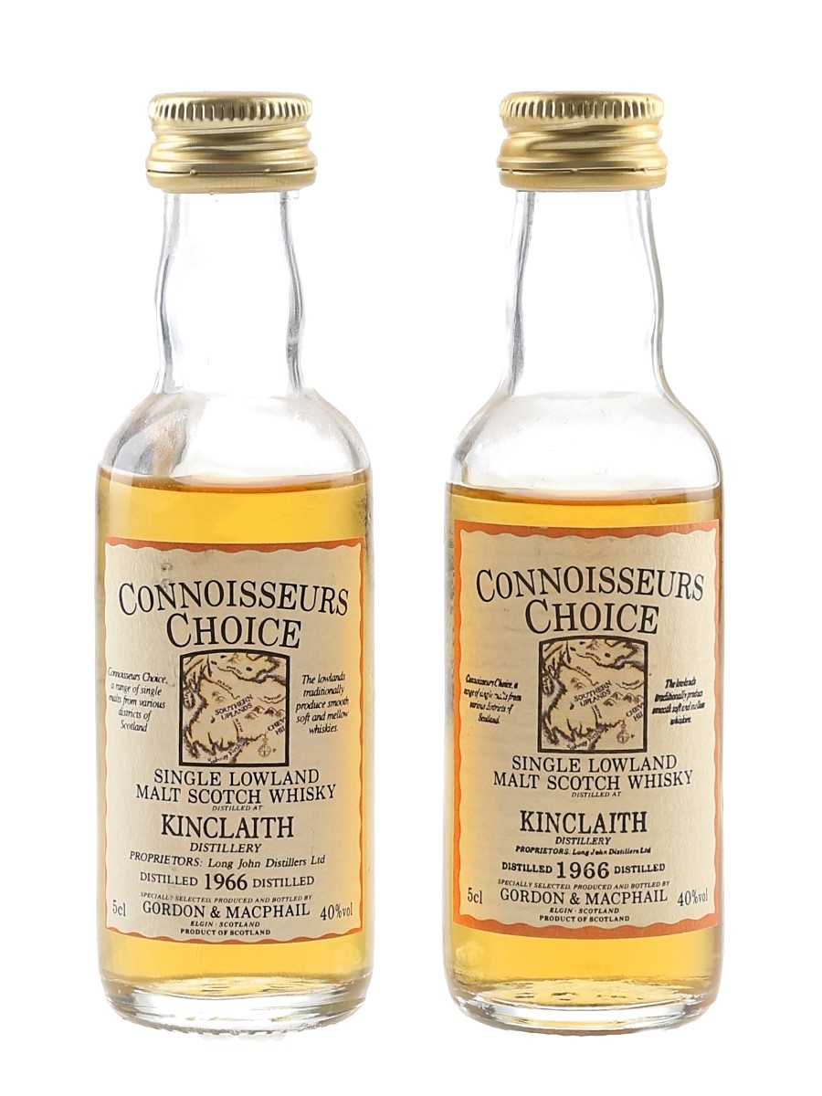 Kinclaith 1966 Connoisseurs Choice Bottled 1990s - Gordon & MacPhail 2 x 5cl / 40%