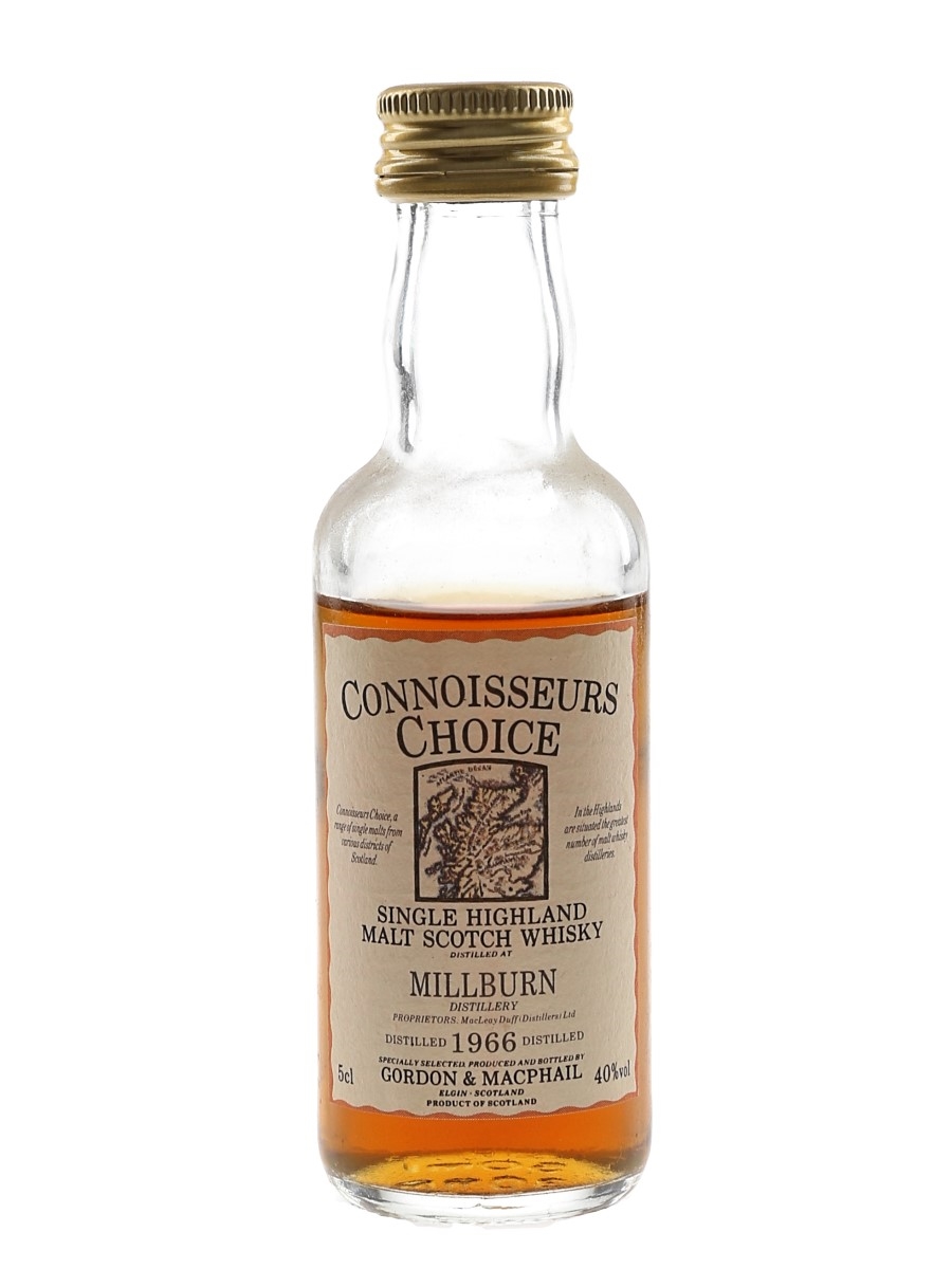 Millburn 1966 Connoisseurs Choice Bottled 1990s - Gordon & MacPhail 5cl / 40%