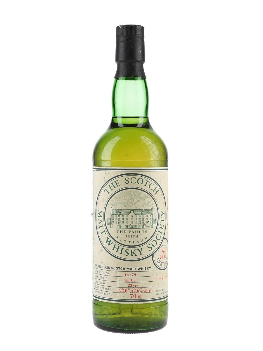 SMWS 20.19 A Divine Treat Inverleven 1979 23 Year Old 70cl / 52.6%