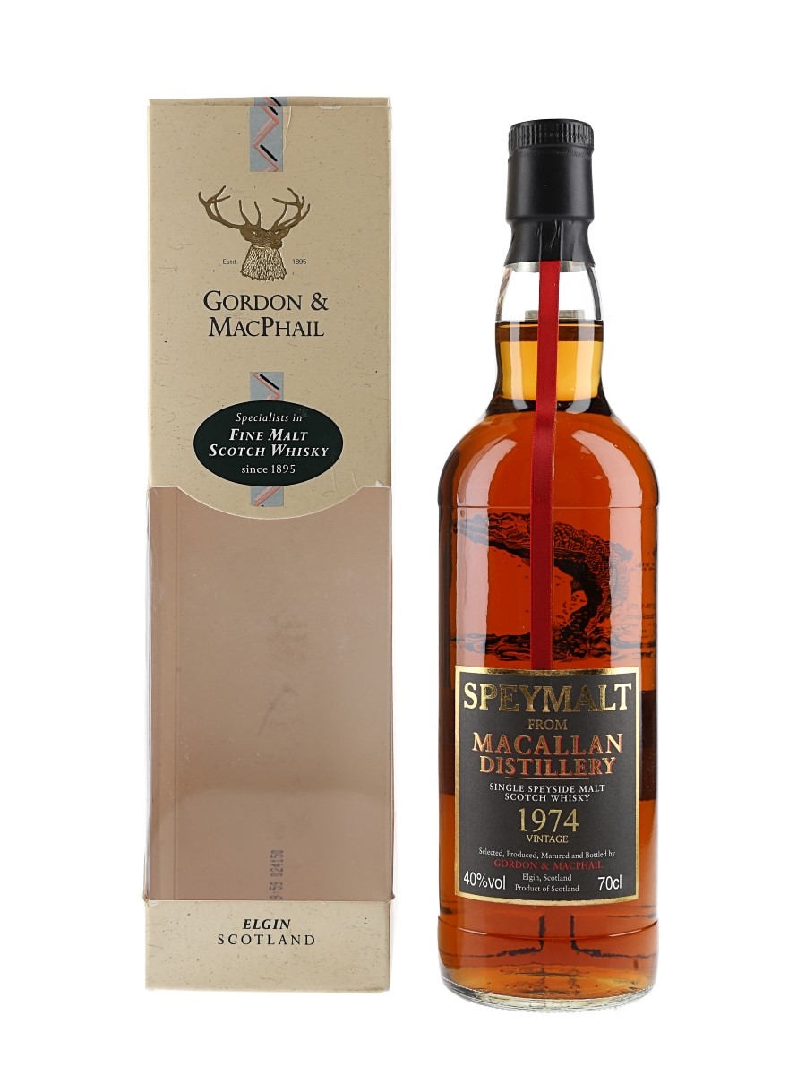 Macallan 1974 Speymalt Bottled 2003 - Gordon & MacPhail 70cl / 40%