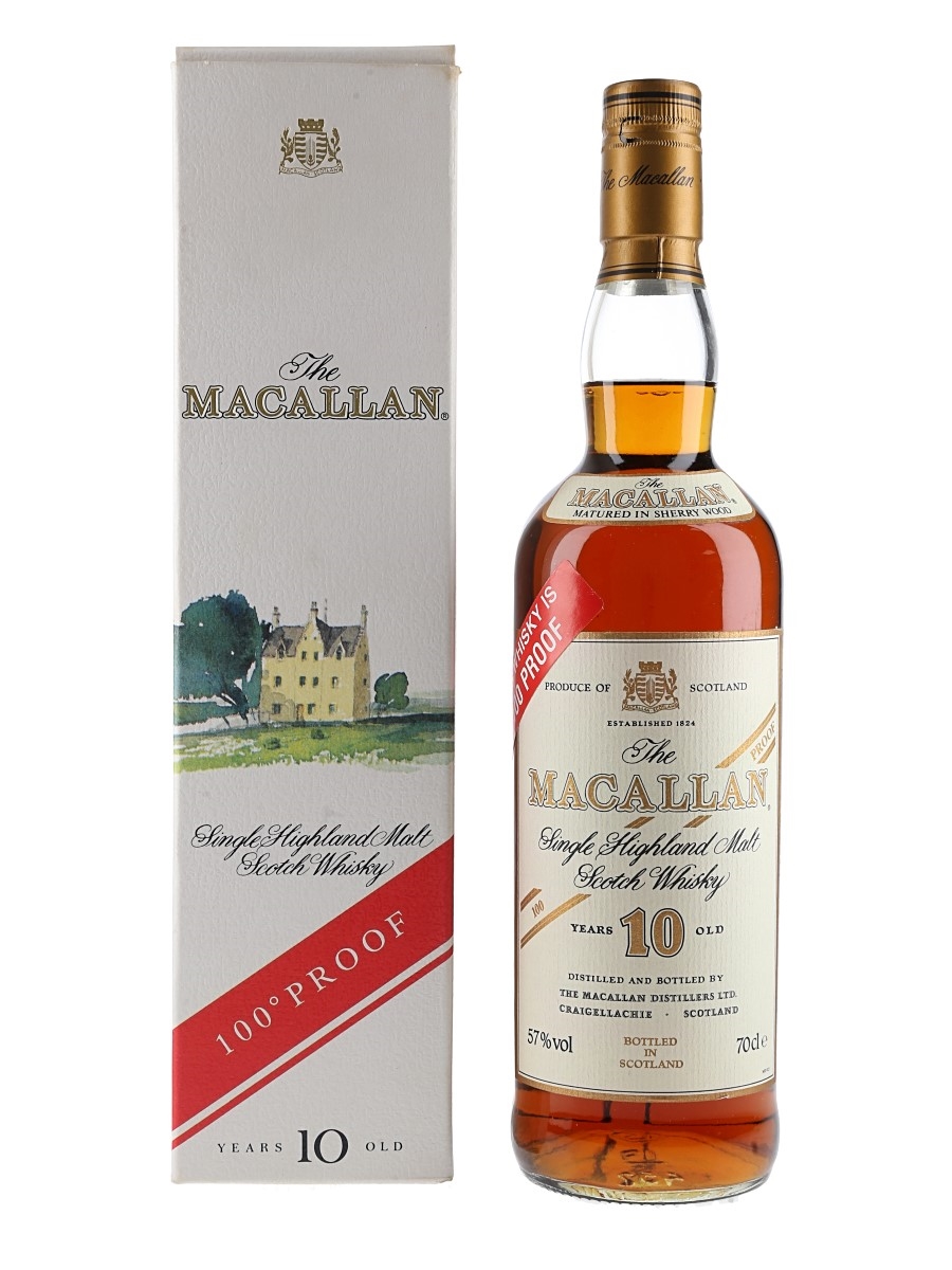 Macallan 10 Year Old 100 Proof Bottled 1990s 70cl / 57%