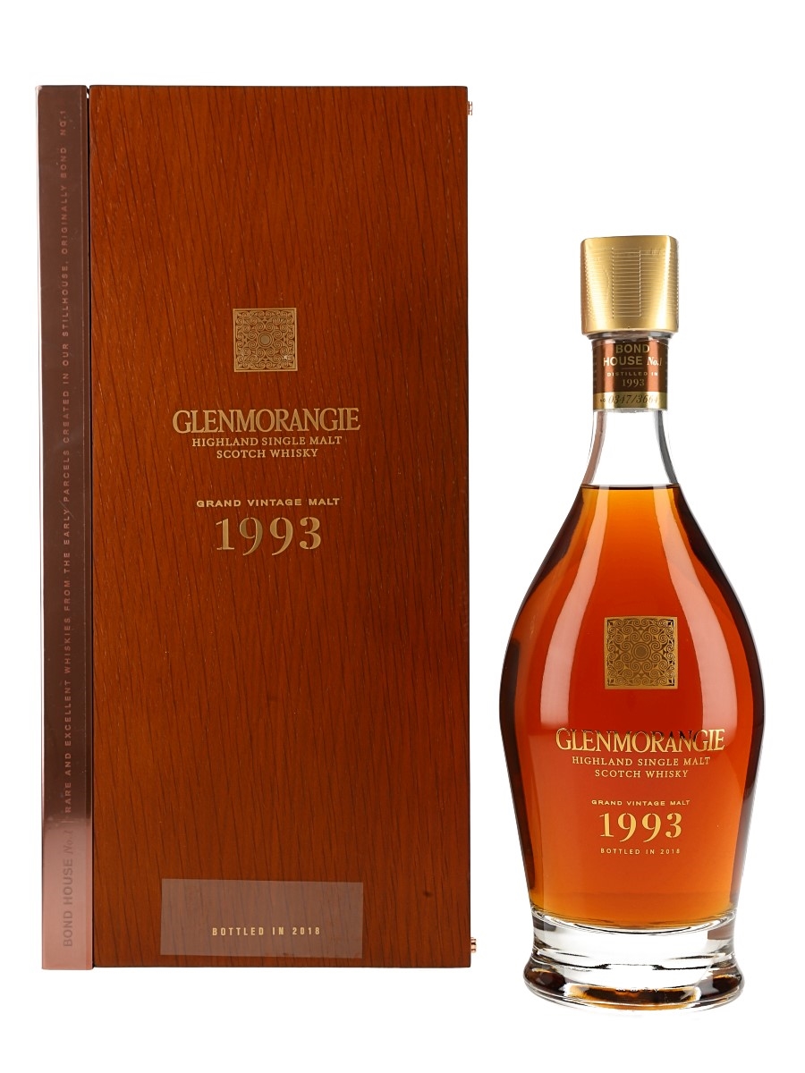 Glenmorangie 1993 Grand Vintage Malt Bottled 2018 - Bond House No.1 70cl / 43%