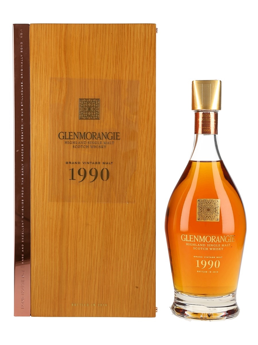 Glenmorangie 1990 Grand Vintage Malt Bottled 2016 - Bond House No.1 70cl / 43%