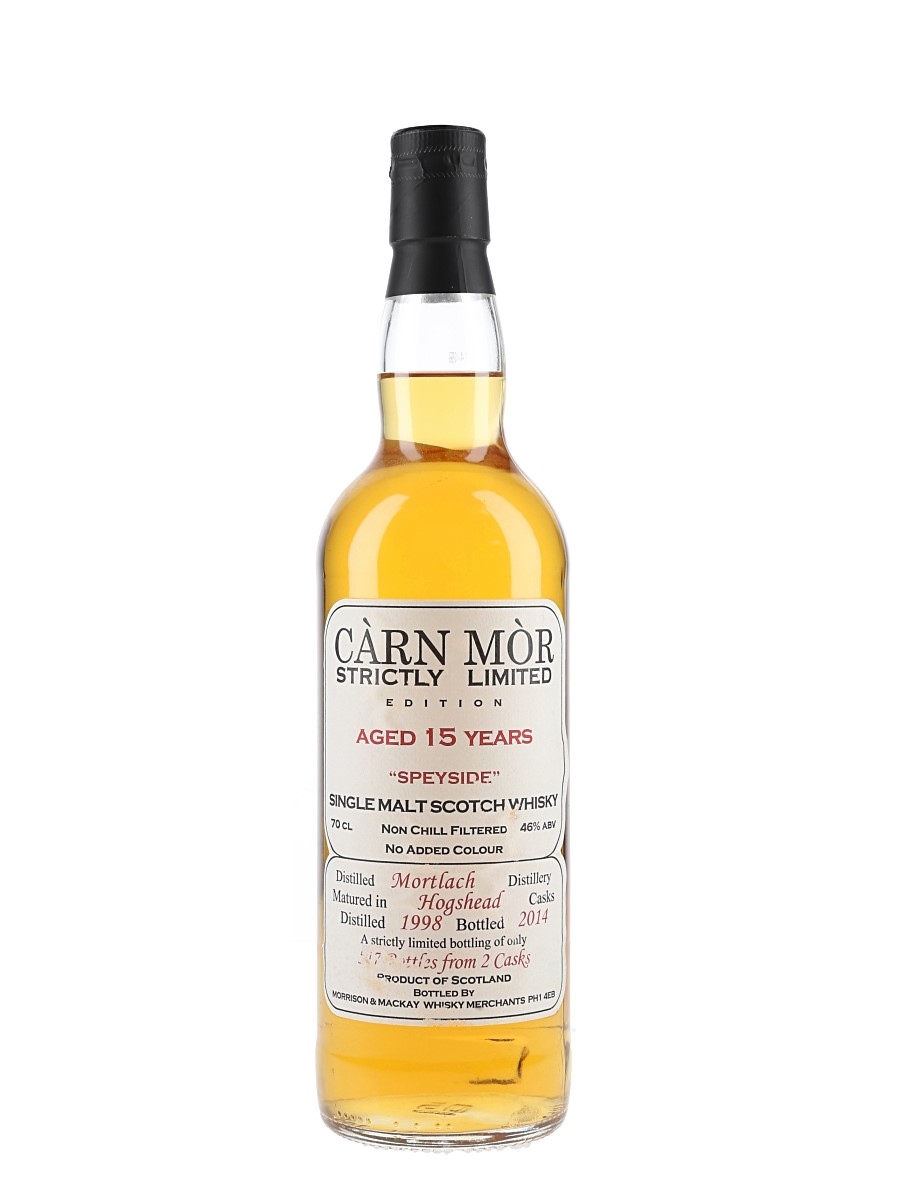 Mortlach 1998 15 Year Old Bottled 2014 - Carn Mor Strictly Limited 70cl / 46%