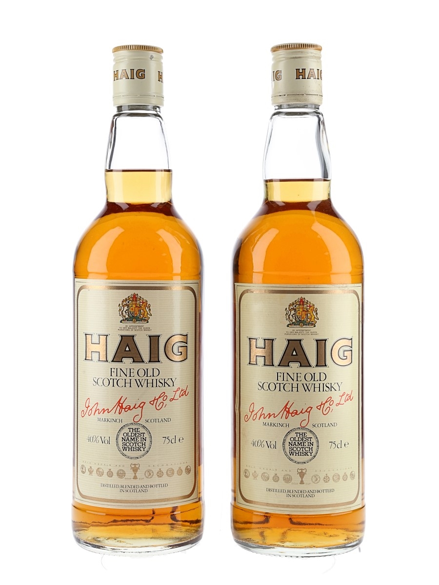 Haig Fine Old Bottled 1980s 2 x 75cl / 40%