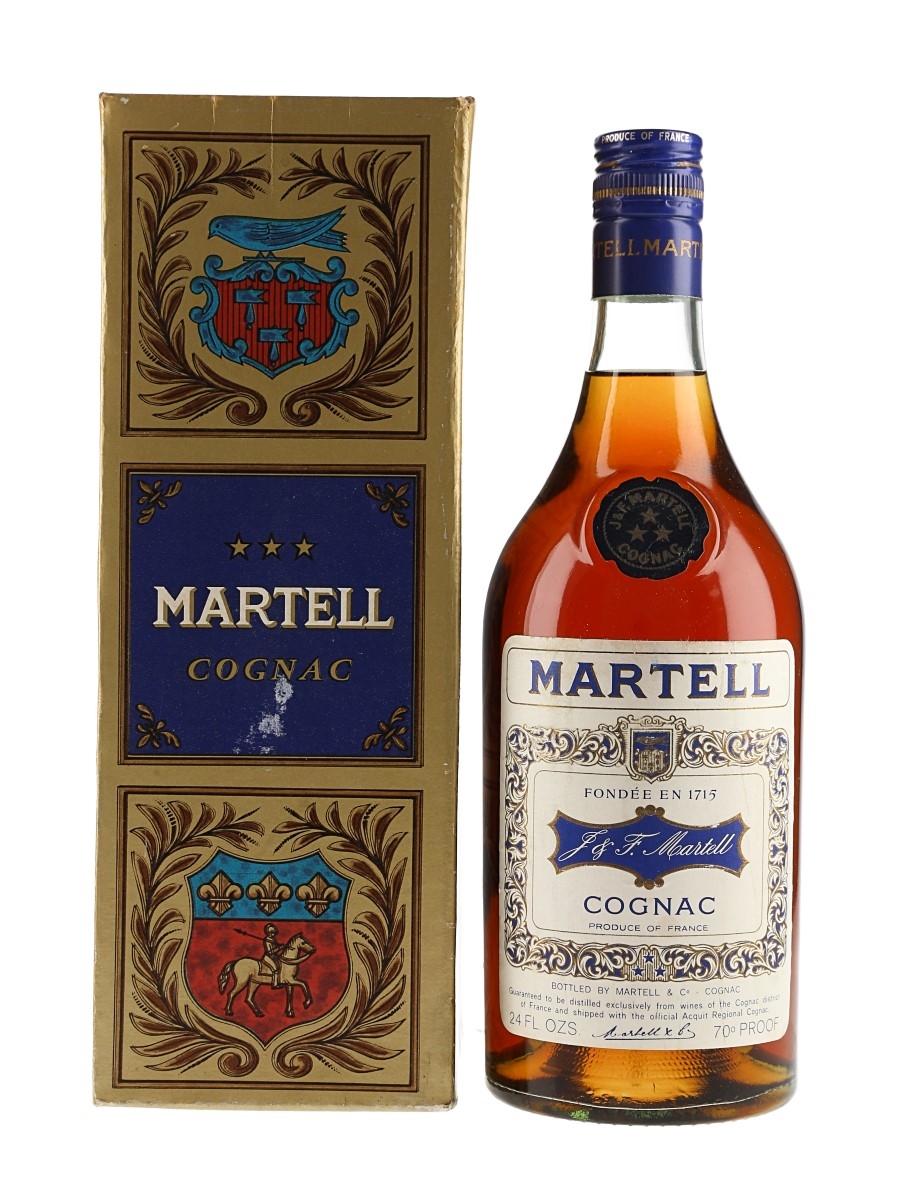 Martell 3 Star Bottled 1970s 68cl / 40%