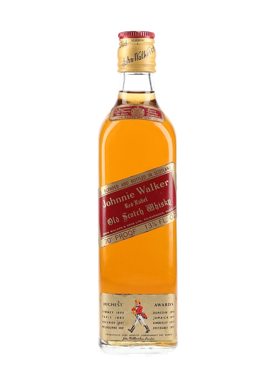 Johnnie Walker Red Label Bottled 1970s 37.8cl / 40%