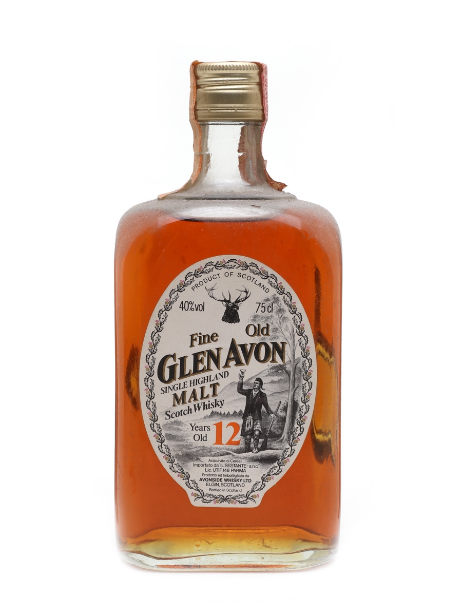 Glen Avon 12 Year Old Bottled 1980s - Sestante 75cl / 40%