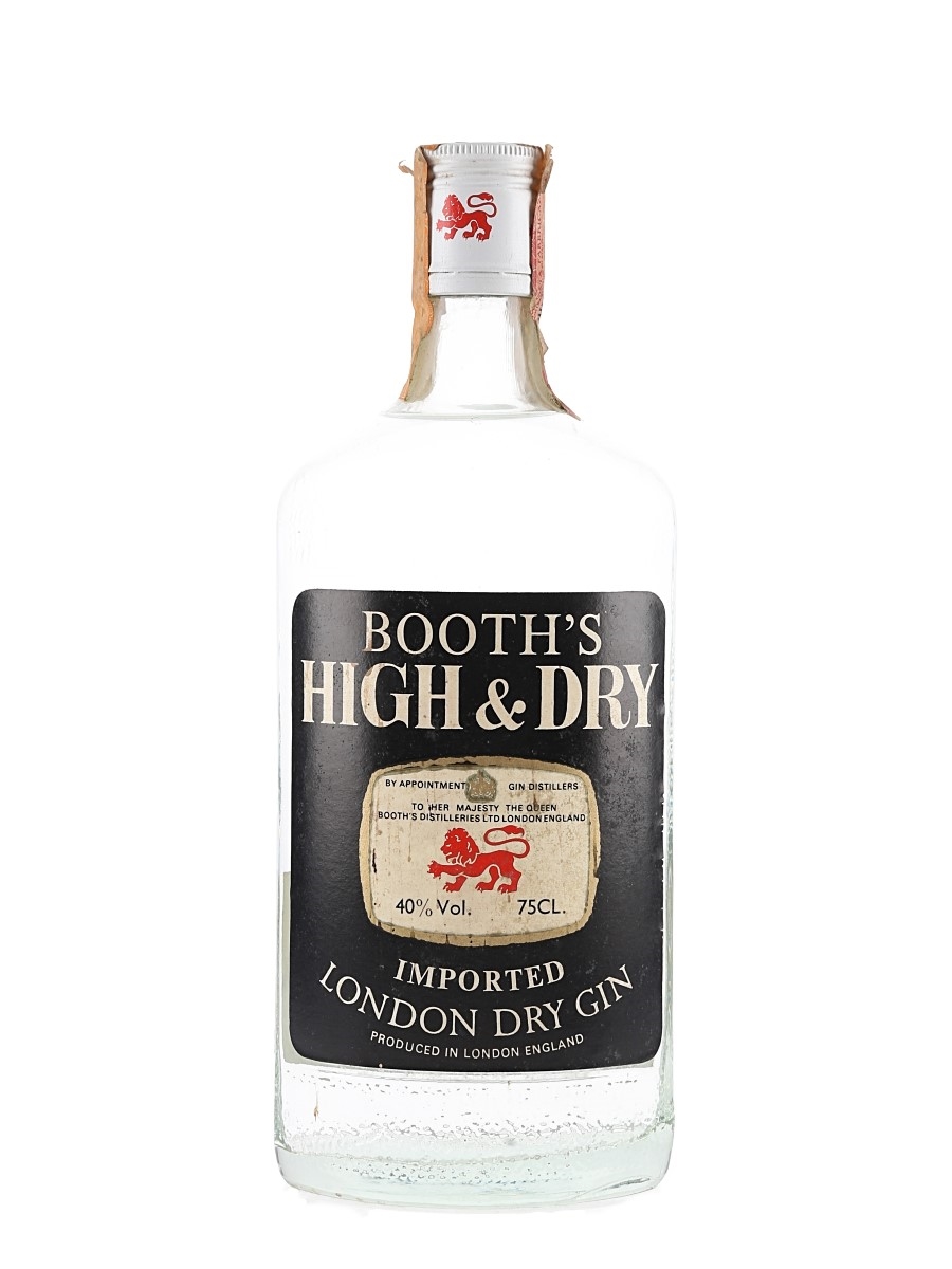 Booth's High & Dry Bottled 1970s 75cl / 40%