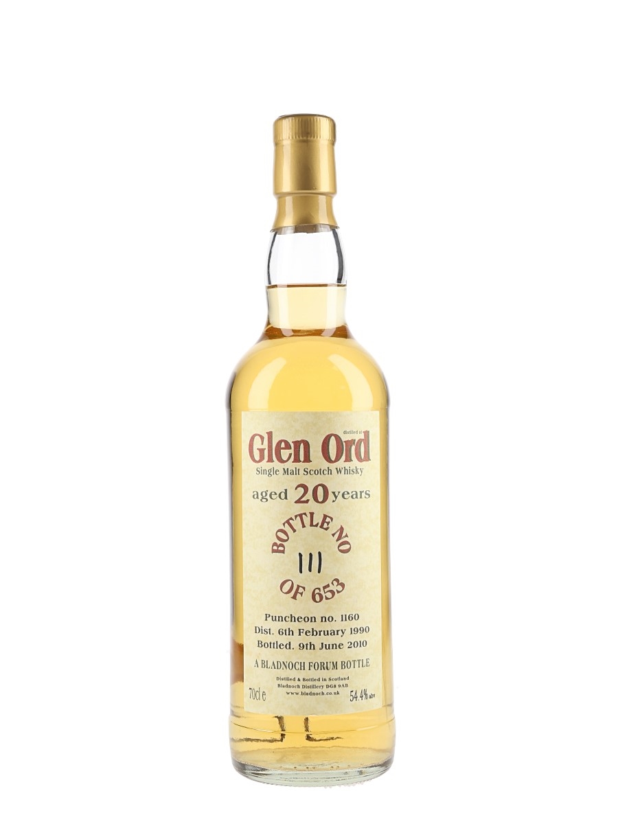 Glen Ord 1990 20 Year Old Bottled 2010 - Bladnoch Forum 70cl / 54.4%