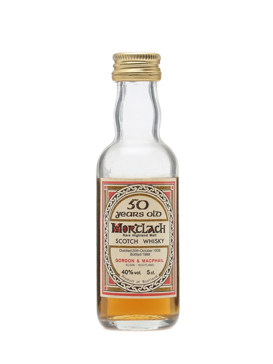Mortlach 50 Years Old Distilled 1938 Miniature