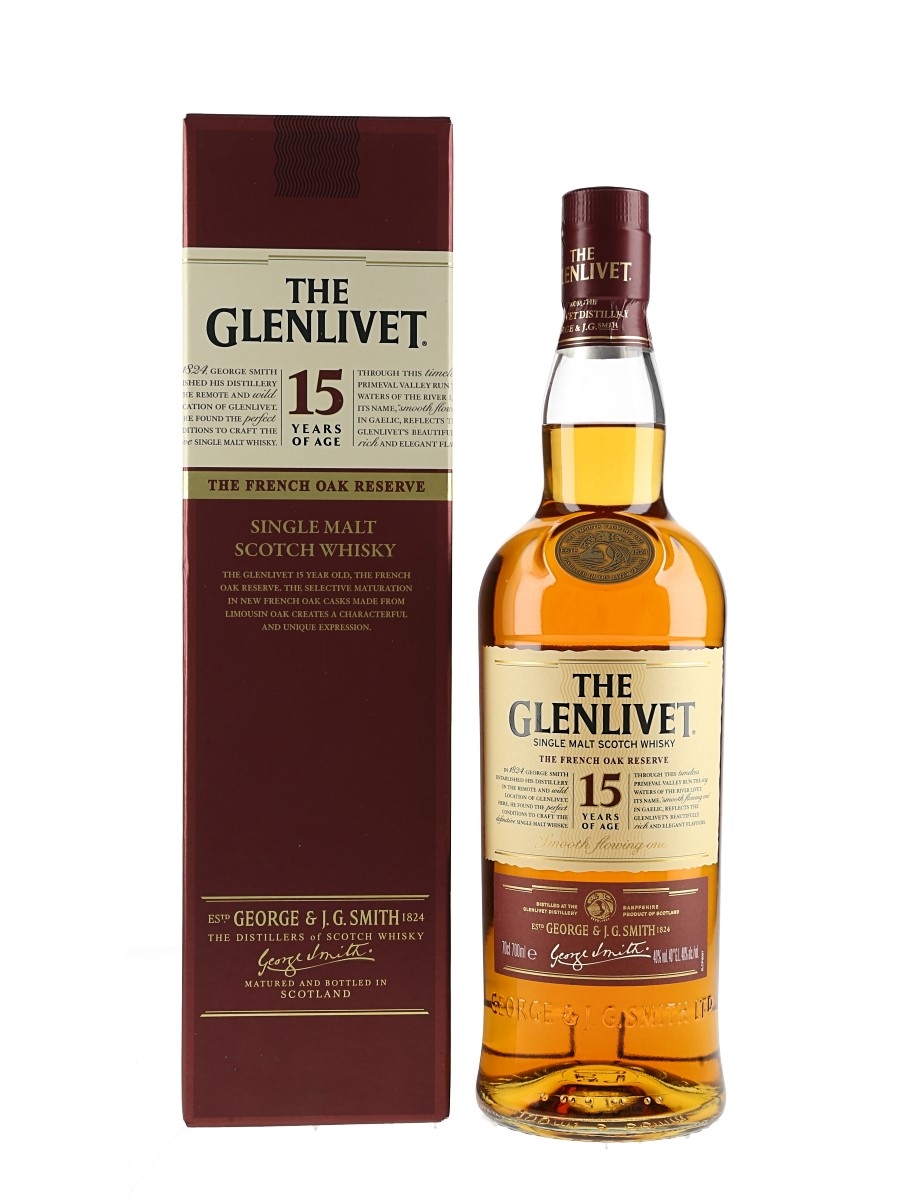 Glenlivet 15 Year Old French Oak Reserve Bottled 2016 70cl / 40%
