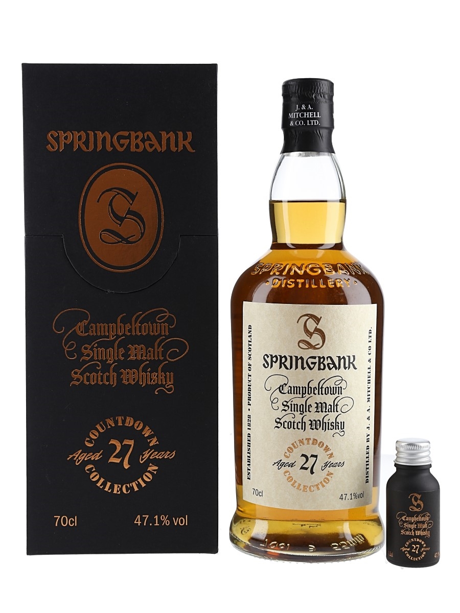 Springbank 27 Year Old Countdown Collection Bottled 2023 70cl + 5cl / 47.1%