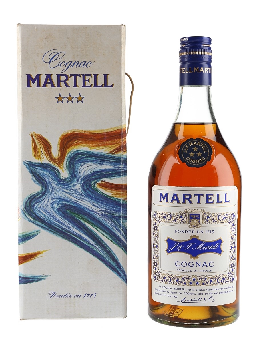 Martell 3 Star Bottled 1970s-1980s 70cl / 40%