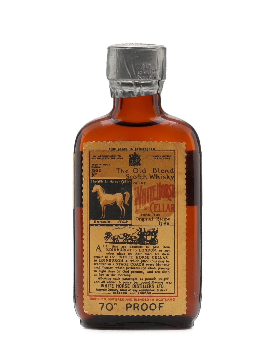 White Horse Blended Scotch Bottled 1952 Miniature / 40%
