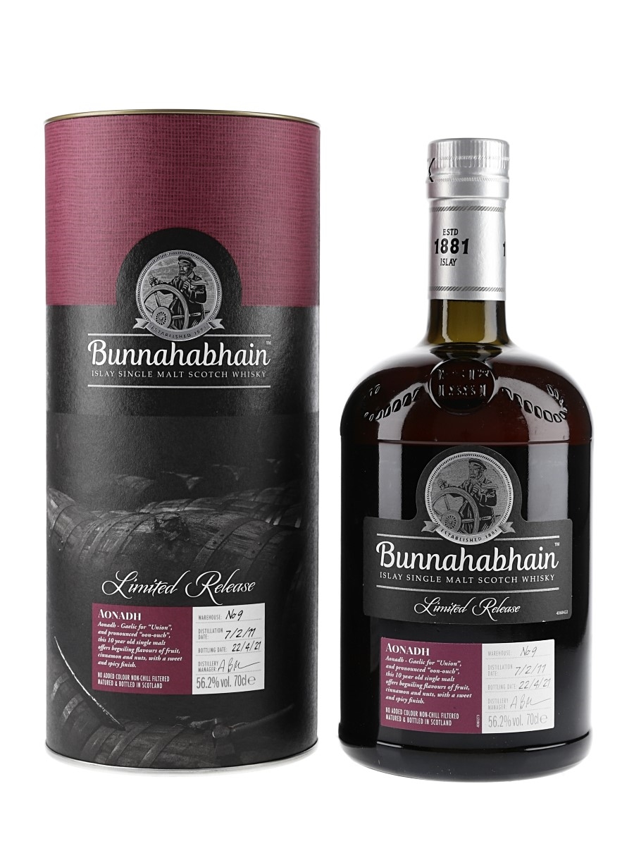 Bunnahabhain 2011 10 Year Old Bottled 2021 - Aonadh Limited Release 70cl / 56.2%