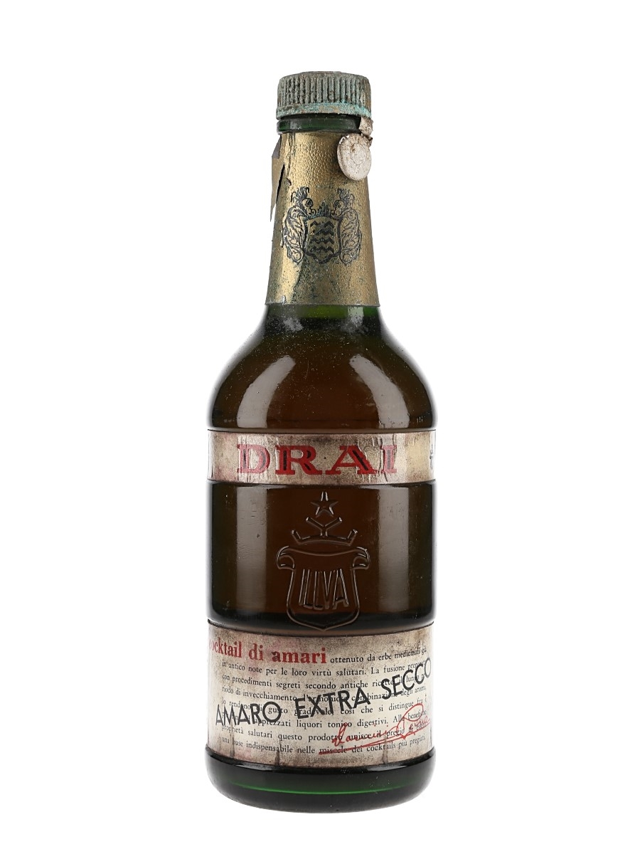 Saronno Drai Amaro Extra Secco Bottled 1950s 75cl / 30%