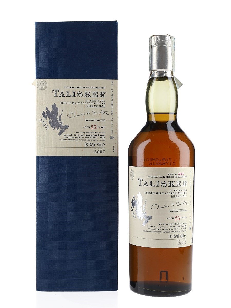 Talisker 25 Year Old Special Releases 2007 - Italian Import 70cl / 58.1%